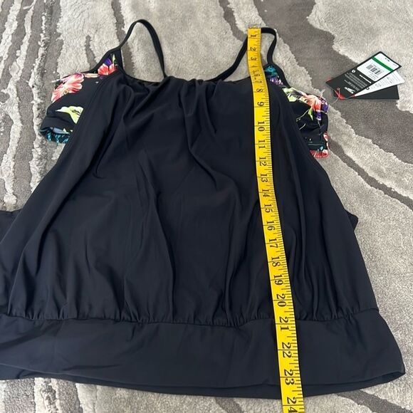 Speedo Women’s Floral Swim Top Tankini - Picture 6 of 8